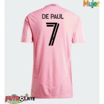 Camiseta Inter Miami Rodrigo De Paul #7 Primera Equipación para mujer 2026-27 manga corta